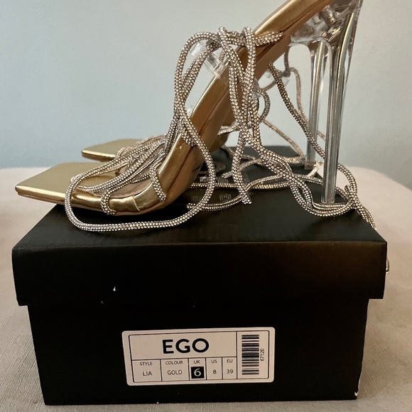 EGO LIA DIAMANTE STRAPPY LACE UP HEEL - Picture 5 of 7